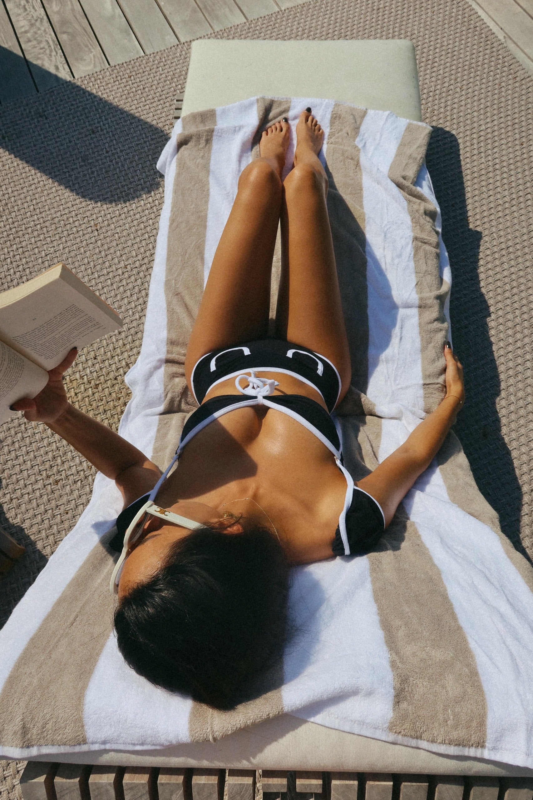 AMALFI TOP - MIDNIGHT WAVE